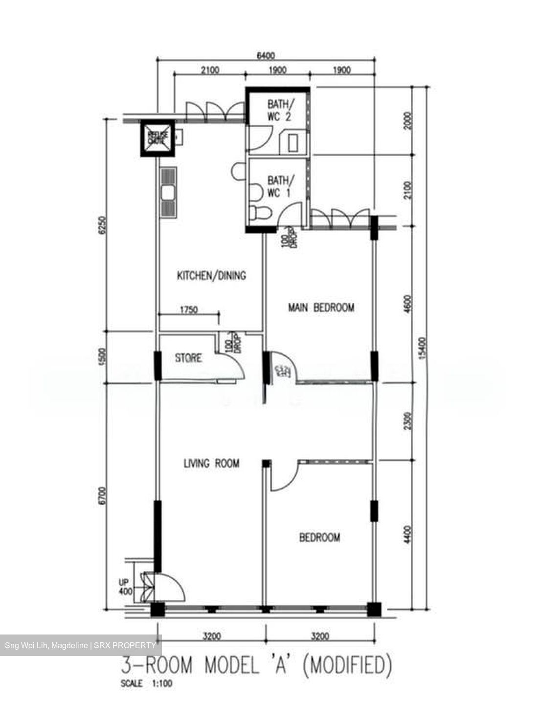 Blk 349 YUHUA PLACE (Jurong East), HDB 3 Rooms #589225401